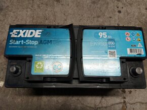 Autobateria 95Ah 850A Exide start&stop - 2