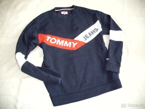 Tommy Hilfiger pánska hrubšia mikina L - 2