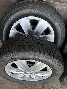 Disky + Zimné Pneu VW SKODA AUDI 6J X16 ET43 / 215/60 R16 - 2