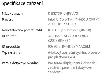 ▼Dell Latitude 7480 - 14" / i7-6600U / 8GB / SSD / ZÁR▼ - 2