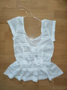 Biely top, Zara, 38 - 2