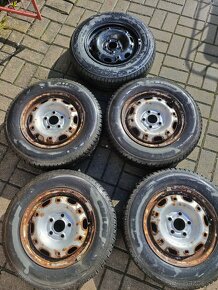 Disky 5x100, Zimné pneu 155/80 R13 - 2