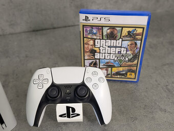 Sony Playstation 5 Slim, mechanika, 1 ovládač, GTA V - 2