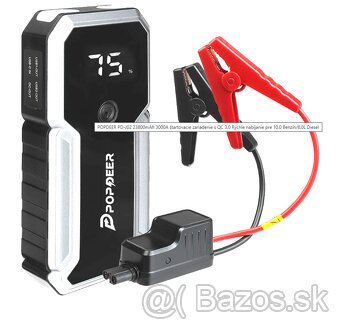 štartovacia powerbanka - jump starter 3000 A Popdeer PD-J02 - 2