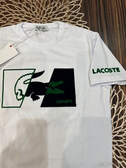 Lacoste tričko biele - 2