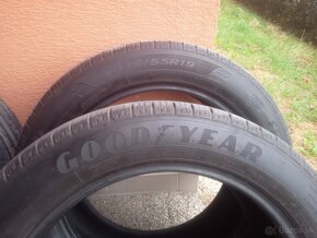 Predám letné pneu Goodyear 225/55 R19 - 2