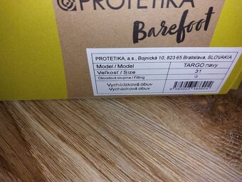 PROTETIKA barefoot topánky TARGO NAVY 31 - 2