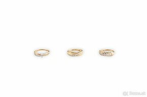 Zlaté dámske prstene šperky - 2
