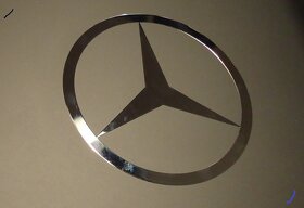 MERCEDES LOGO nalepka Metal Edition chrom - 2