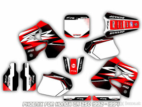 Predam polepy na Honda CR 250 1992-1994 - 2