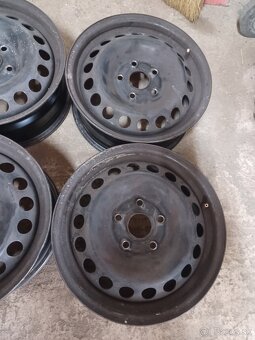 5x100 R15 plechové disky - 2