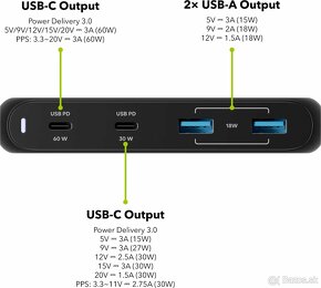 90W multifunkčná nabíjačka - 2