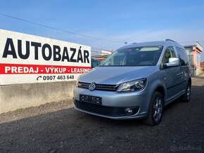 VW Caddy 4Motion ( 4x4 ) 2.0TDi 103kW DSG, r.v.:2014 - 2