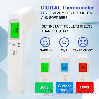 Digitálny bezkontaktný teplomer - Meranie za 1s, pamäť - 2