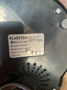 Odšťavovač KLARSTEIN FLOWJUICER, 200W - 2