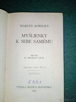 Myšlienky k sebe samému (1943 - 1. preklad do slovenčiny) - 2