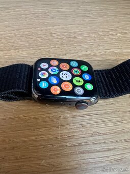 Predám apple WATCH 7 45mm, LTE, STAINLESS STEEL + ZAFIR - 2