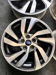 5x114,3 R18 originál SUBARU + senzor TOP STAV - 2