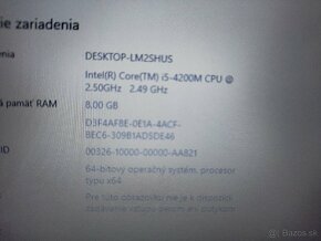 Lenovo IdeaPad Z710 Core i5/17,3"/SSD 256/8 DDR3 Pekný stav - 2