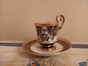 Míšeň, Meissen - malovaný porcelánový šálek - 2