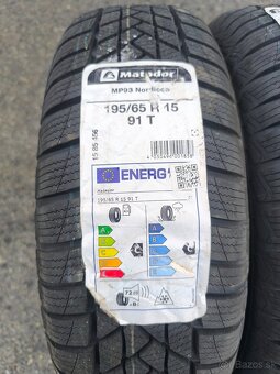 195/65 R15 Zimné pneumatiky Matador Nordica 4kusy nové - 2