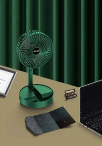 USB dobíjací skladací teleskopický ventilátor POSLEDNÝ KUS - 2