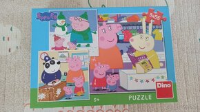 puzzle 3x55 dielikov Peppa Pig a plus postavičky rodinky - 2