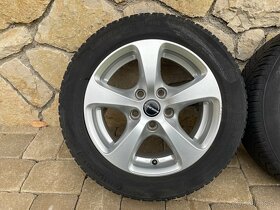 Disky 7 J x 16 + pneumatiky 205/55 R16 zimne - 2