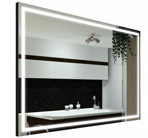 Obdĺžnikové LED zrkadlo Atlanta PREMIUM 140x80 cm - 2