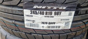 letné pneumatiky nitto 245/40R19 - 2