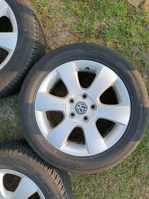 Elektróny 5x112 letné pneu 205/55 r16 - 2