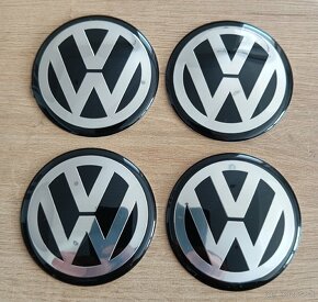 65mm nálepky Škoda a VW na stredové krytky - 2