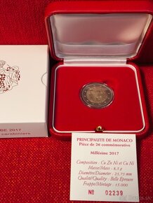 2 euro Monako 2017 PROOF carabinieri - 2