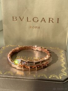 BVLGARI Serpenti Viper náramok, Rose gold - 2