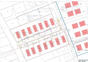 Developerský projekt 42 b.j. s ÚR , obec Nemčice, okres Topo - 2