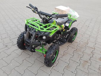 Dětská elektro čtyřkolka ATV MiniHummer 1000W zel - 2