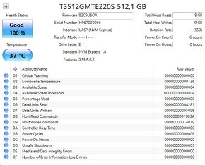 SSD M.2 NVME Transcend MTE220S 512GB - 2