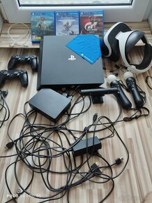 Predám PS4 PRO 1TB + PS VR2 + príslušenstvo - 2