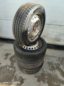 Plechové disky Honda 5x114,3 R16 s pneu 205/55R16 - 2