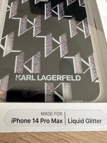 Silikónový obal Iphone 14 Pro Max Karl Lagerfeld Monogram - 2