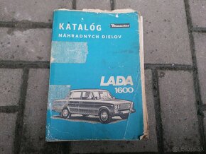 Predám kniha Katalóg náhradných dielov na Lada 1600 - 2