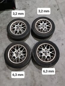 Predám alu disky 4x100 R14 s celorocnymi pneu - 2