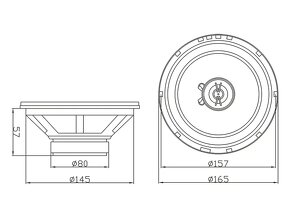 Reproduktory do auta 16,5 cm 2ks - - 2