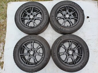 5x112 Audi VW Škoda Seat 215/60 R16 Zimné 6.5mm Michelin - 2