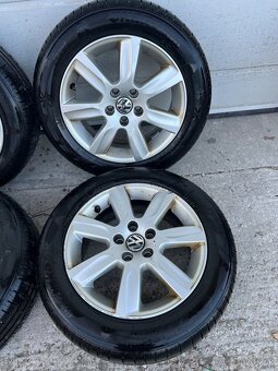 Volkswagen Alu disky 5x100+ nove letne pneu - 2