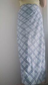 Modrá dlhá sukňa -   veľkosť 38 - 2