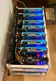 Mining Rig 8x Sapphire Nitro+ Radeon RX 580 8GB - 2