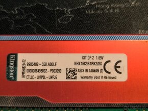 DIMM DDR3 HyperX Kingston red - 2