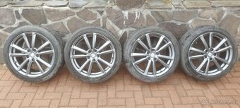 Alu disky AEZ 5x112 R18,  pneu. 225/45 R18 95Y XL Semperit - 2