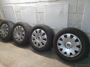 Letná sada 195/65 r15 na originál diskoch Škoda 5x100 - 2